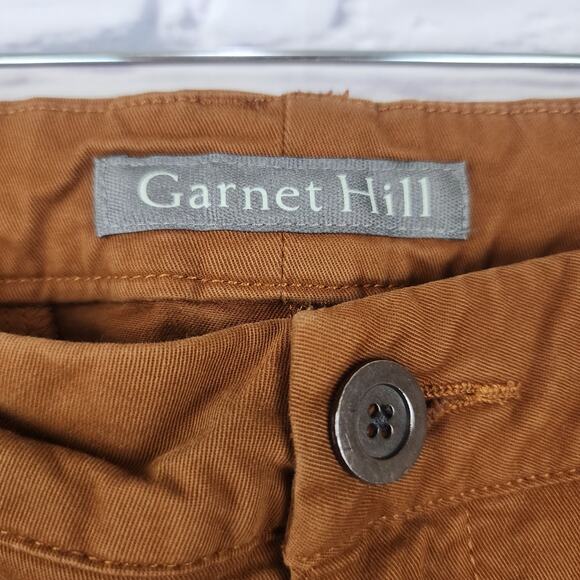 Garnet Hill Cropped Jeans Womens 12 Organic Cotton normcore corpcore office - Picture 3 of 12